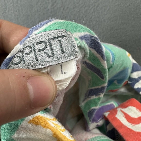 Vintage Espirit Tank Dress Women L Large Floral Sleeveless Summer Cotton Midi - Picture 5 of 7